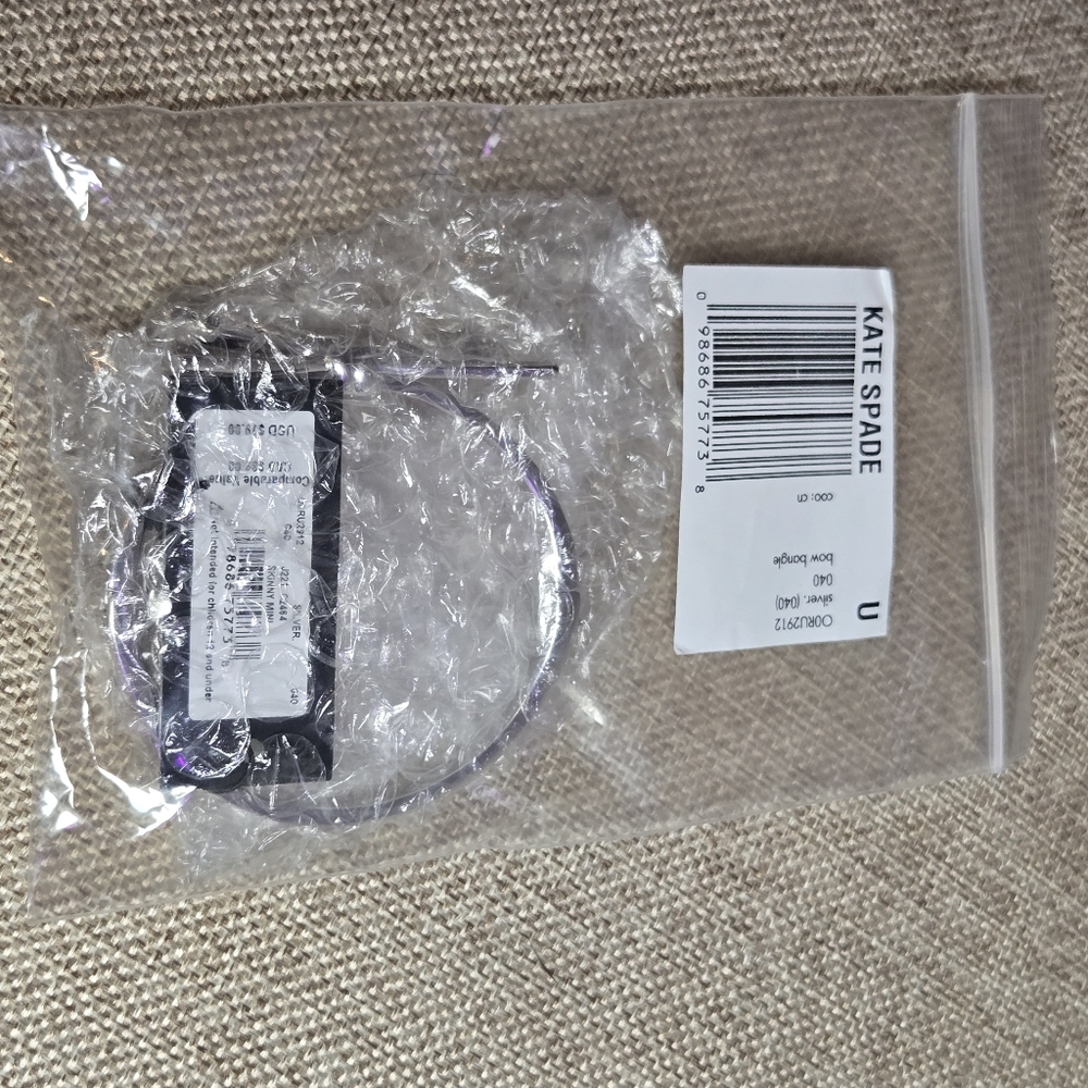 Kate Spade Silver Bangle Set - Picture 2 of 10